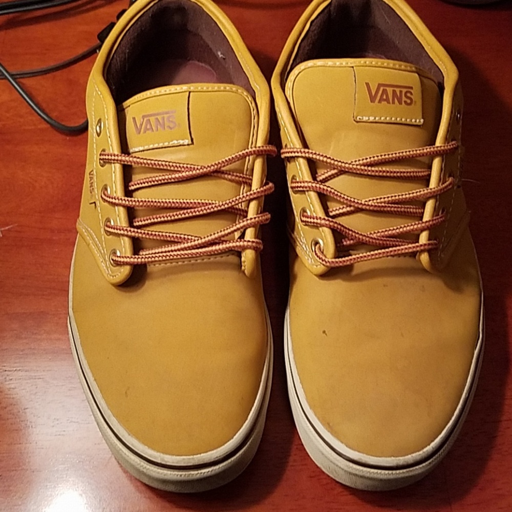 Yellow Canvas Vans
